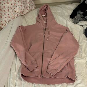 aeropostale size xs zip up pink hoodie